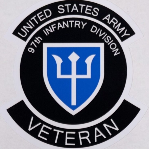 US Army 97th Infantry Division Veteran Sticker