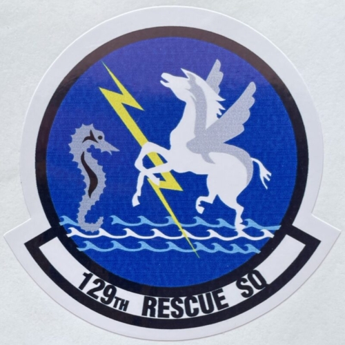 USAF 129th Rescue Squadron Sticker