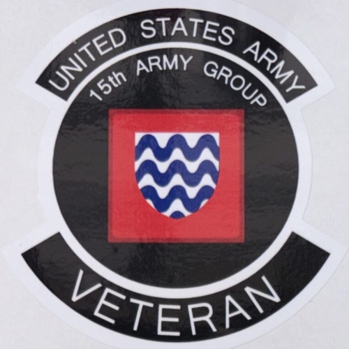 US Army 15th Army Group Veteran Sticker