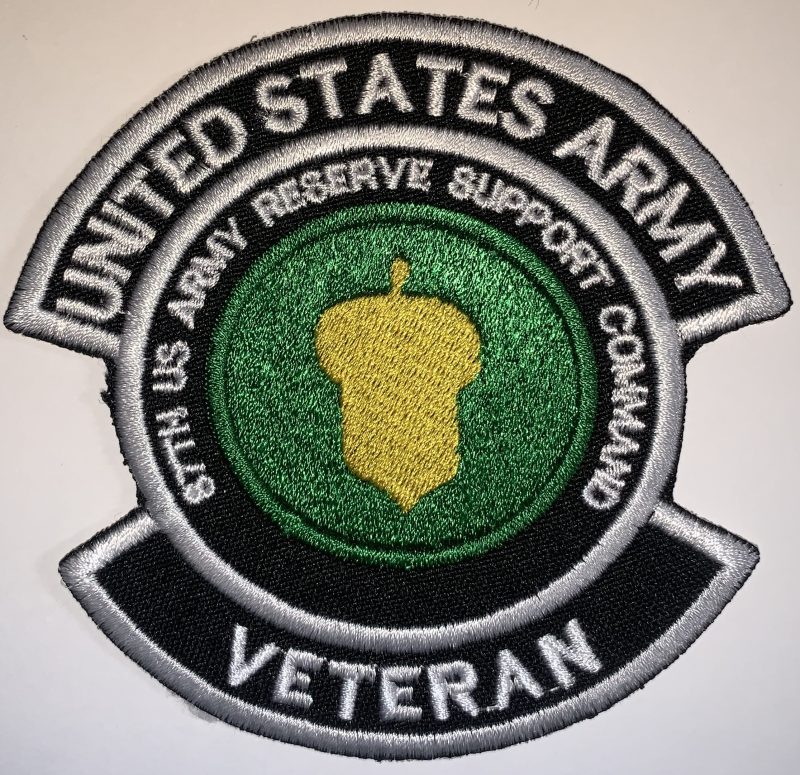 87th US Army Reserve Support Command Veteran Patch - Decal Patch - Co