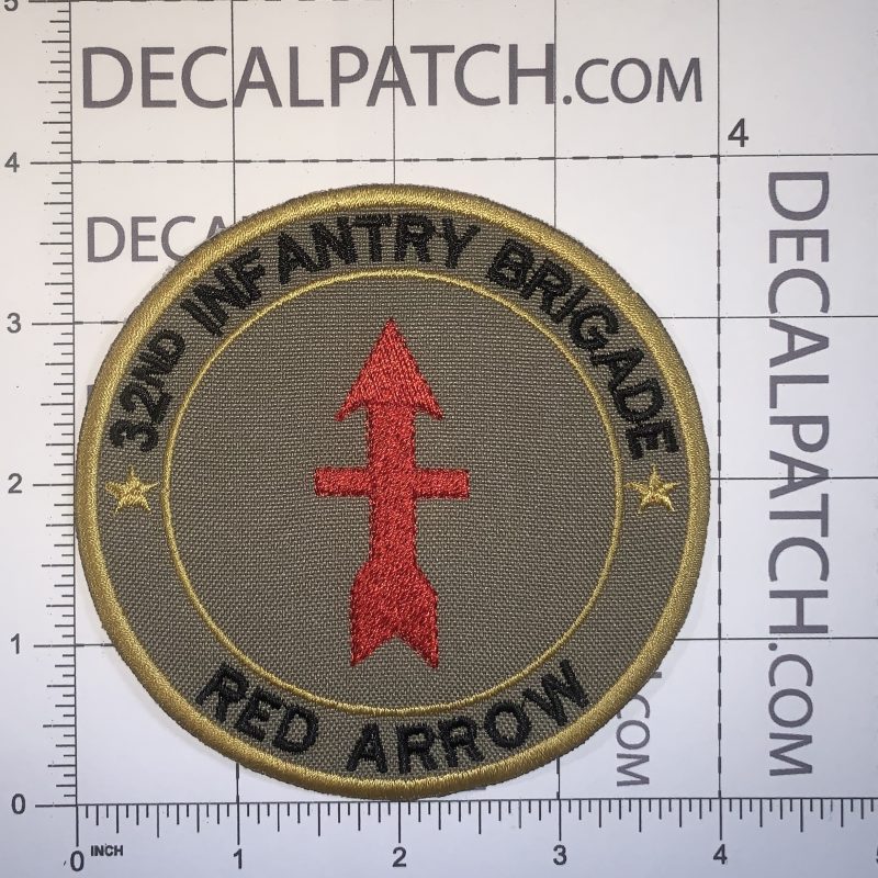 Us army ocp 32nd infantry brigade red arrow patch decal patch co