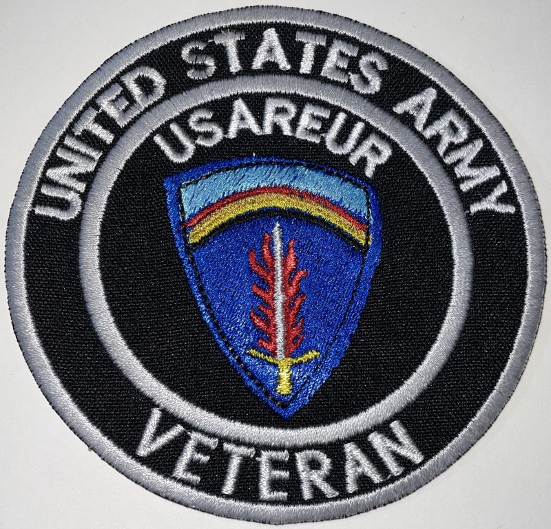 US Army Europe USAREUR Veteran Patch - Decal Patch - Co