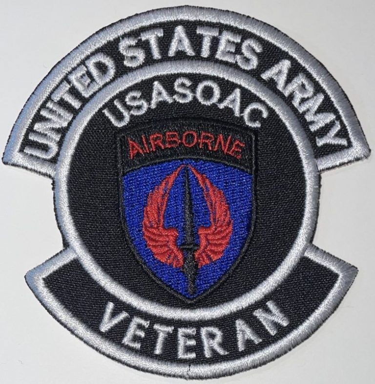 Us Army Usasoac Aviation Special Ops Command Veteran Patch Decal