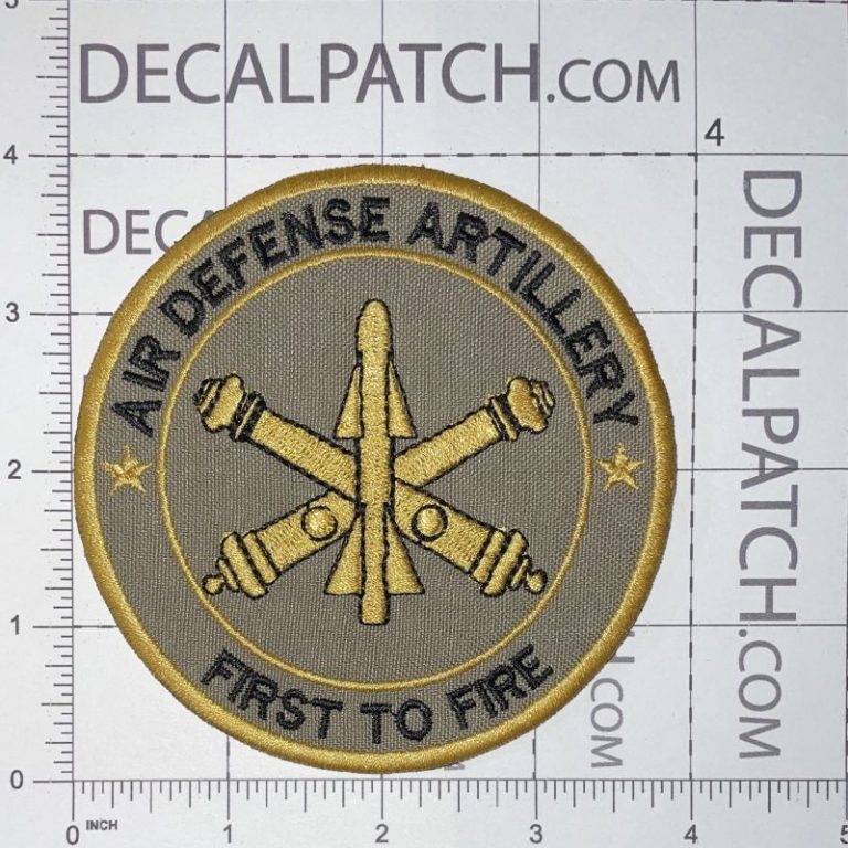 US Army Air Defense Artillery First To Fire Patch Decal Patch Co