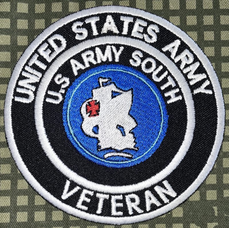 US Army South USARSO Veteran Patch - Decal Patch - Co