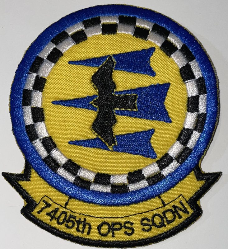 USAF 7405th Operations Squadron Patch - Decal Patch - Co