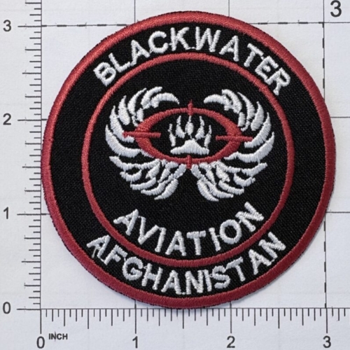 Blackwater Aviation Afghanistan Patch 3″