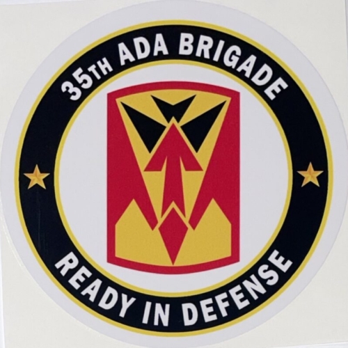 US Army 35th ADA Brigade “Ready In Defense” Sticker D347
