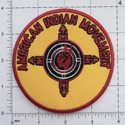 AIM American Indian Movement Tribal Compass Patch