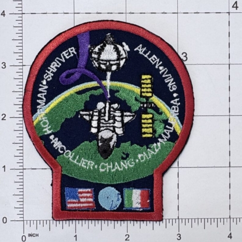 USA ESA Italy Shuttle Astronaut Allen Ivins Patch