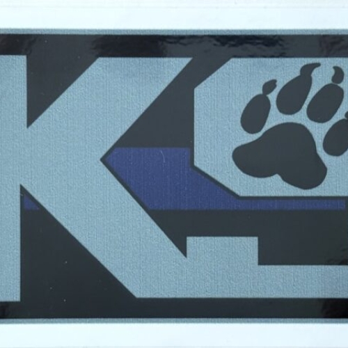 Blue Line K9 Law Enforcement Sticker