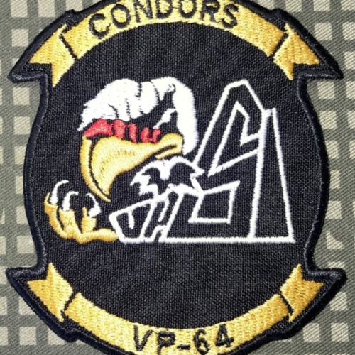 USN VP-64 Condors Patron Fixed Wing Squadron Patch