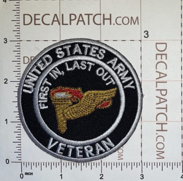 US Army Pathfinder First In, Last Out Veteran Patch 3