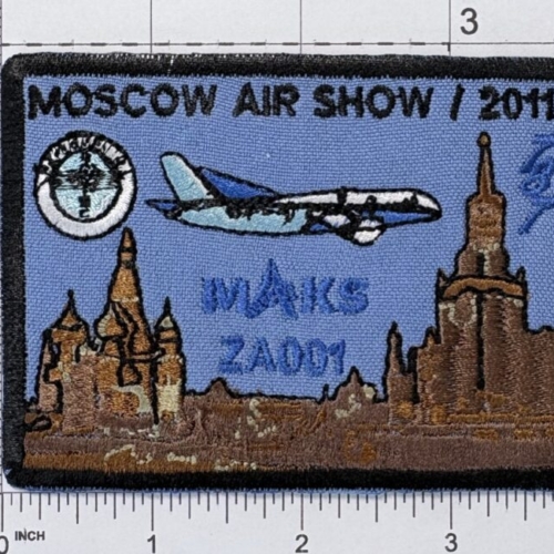 2011 MAKS Moscow Air Show, Boeing Flight Test 787, Dreamliner ZA001 Patch