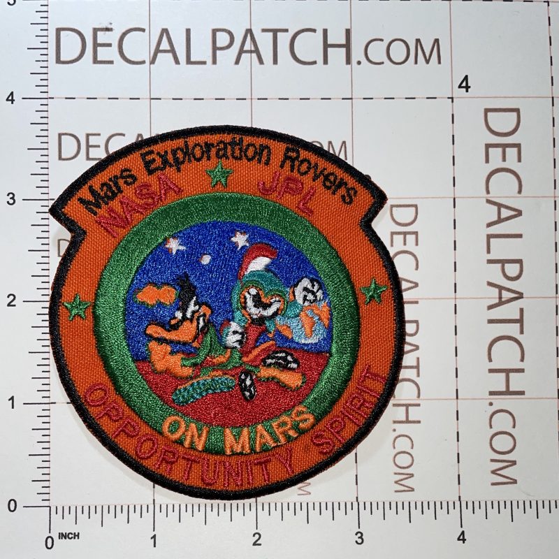 Mars Exploration Rovers NASA JPL On mars Opportunity Spirit Patch ...