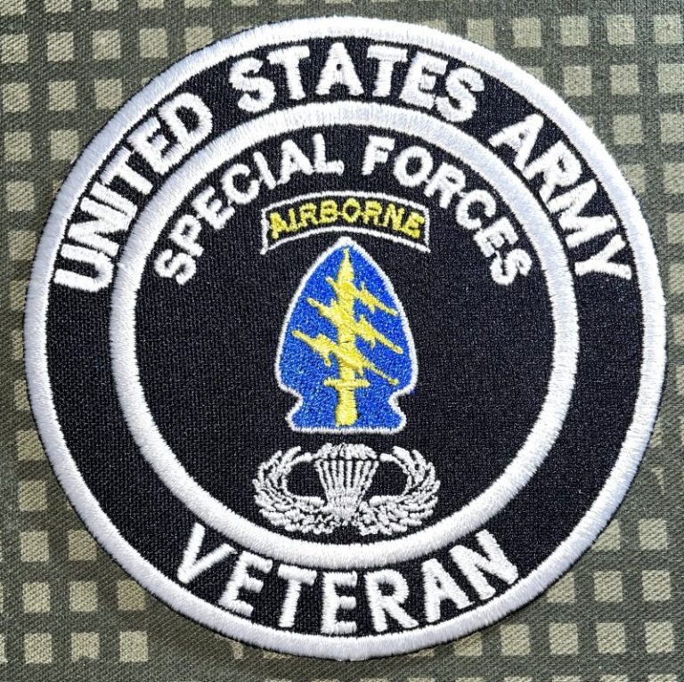 US Army Special Forces Airborne Veteran Patch Decal Patch Co