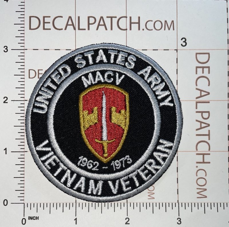 Us Army Macv 1962 73 Vietnam Veteran Patch 3 Decal Patch Co