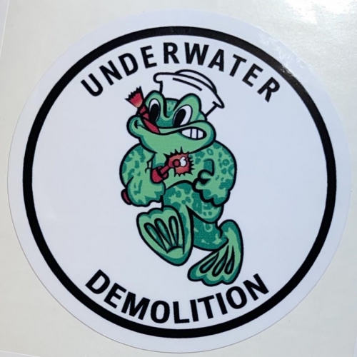 USN Underwater Demolition Sticker