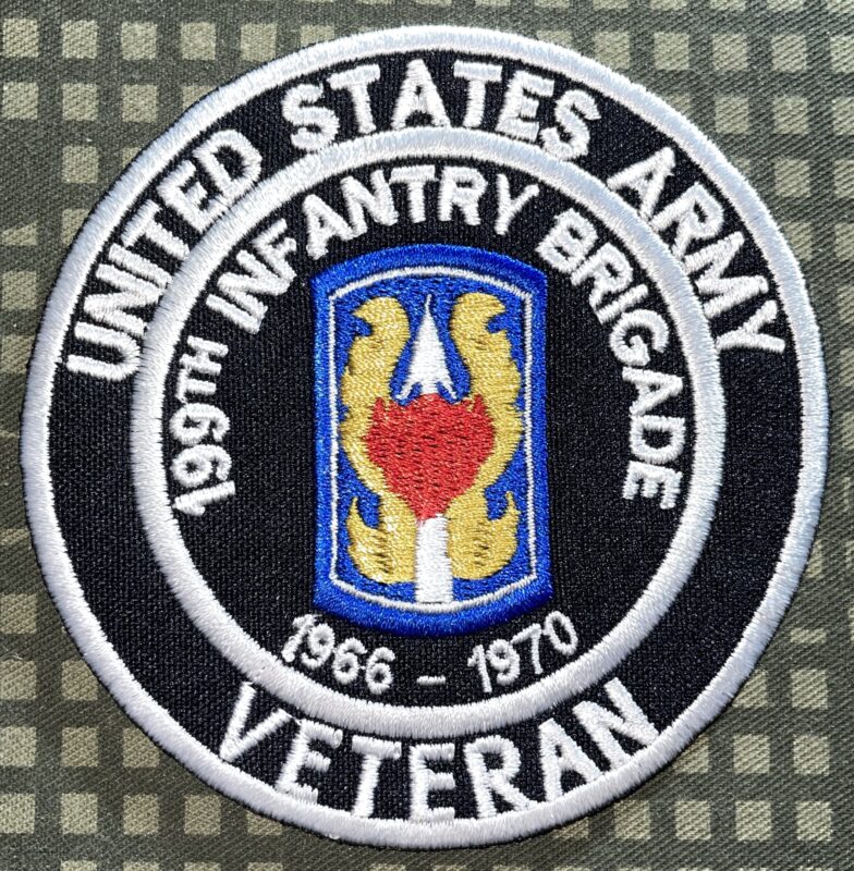 US Army 199th Infantry Brigade 1966-1970 Vietnam Veteran Patch - Decal ...
