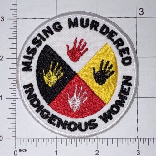 MMIW Missing & Murdered Indigenous Women Patch 3″