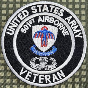 US Army 501st Infantry Regiment Airborne 