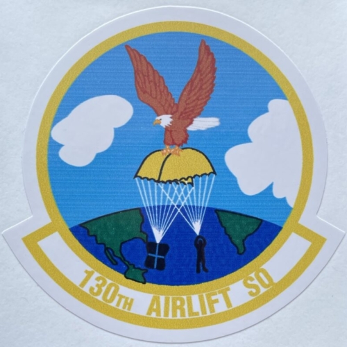 USAF 130th Airlift Squadron Sticker